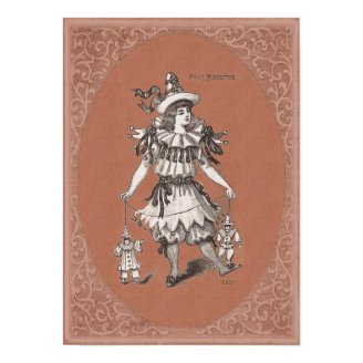 Victorian Children's Costume - Pierrot / Pierrette Print
