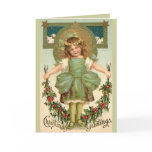 Victorian Childs Christmas Card