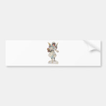 Victorian Christmas Angel Bumper Sticker
