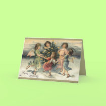 Victorian Christmas Angel Card by golden_oldies Victorian Christmas Angel Card