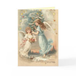 Victorian Christmas Angel Card
