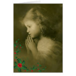 Victorian Christmas Angel Card