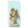 Victorian Christmas Angel Girl Rack Card