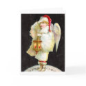 Victorian Christmas Angel Note Card by owlsroost Victorian Christmas Angel Note Card