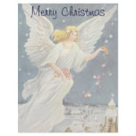 Victorian Christmas Angel with Stars and Roses Customized Letterhead