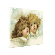 Victorian Christmas Angels wrappedcanvas