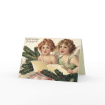 Victorian Christmas Angels Card