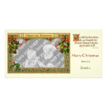 Victorian Christmas Blessing Photocard Template Photo Cards