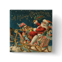 Victorian Christmas Button Pin by golden_oldies Victorian Christmas Button Pin