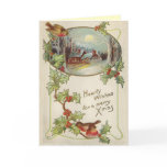 Victorian Christmas Card