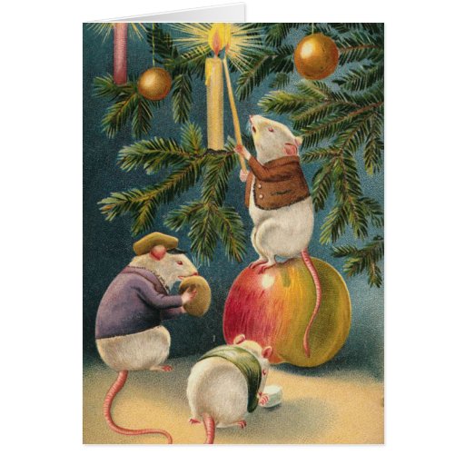 Victorian Christmas Card