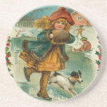 Victorian Christmas Drink Coaster
