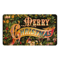 Victorian Christmas Gift Tags or Mini Greetings business cards