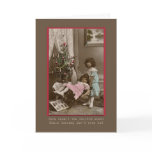 victorian christmas girls playing humorous cards