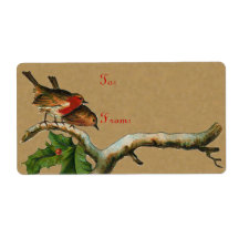 Victorian Christmas Labels