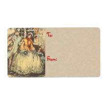 Victorian Christmas Labels
