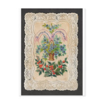 Victorian Christmas New Year Greeting Card 1870 postcards