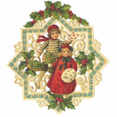 Victorian Christmas Ornament photo sculptures