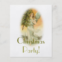 Victorian Christmas Party Custom Flyer