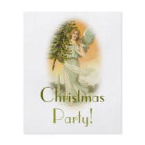 Victorian Christmas Party Custom Flyer