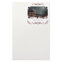 Victorian Christmas Party Stationery