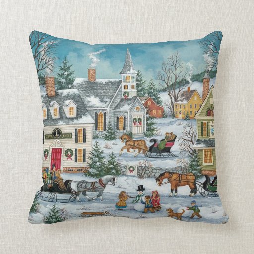 Victorian christmas Pillows Zazzle