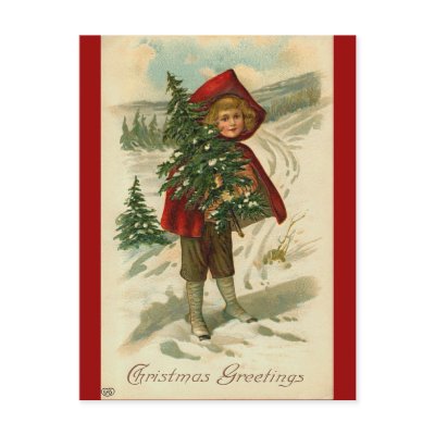 Victorian Christmas Postcard