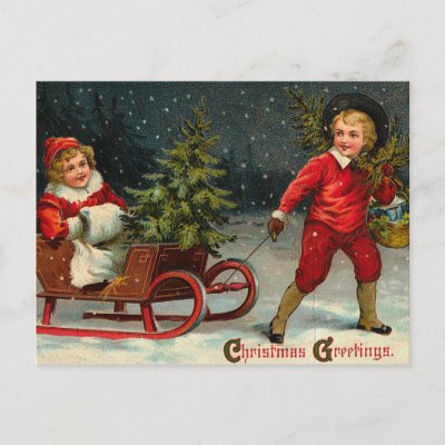 Victorian Christmas Postcards