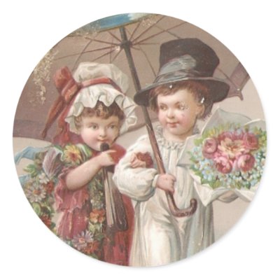 Victorian Christmas stickers