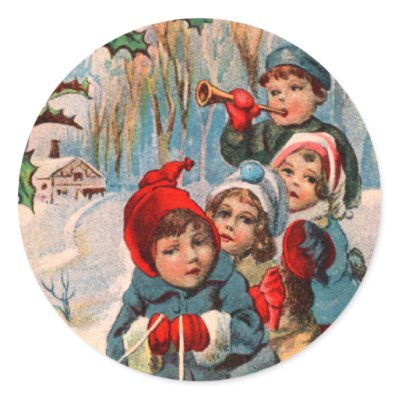 Victorian Christmas Stickers