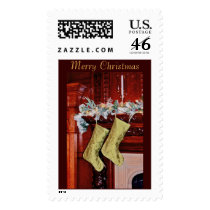 Victorian Christmas Stockings Stamp