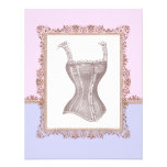 Victorian Corset Lingerie Bridal Shower Personalized Announcement