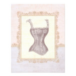 Victorian Corset Lingerie Bridal Shower Personalized Invitations
