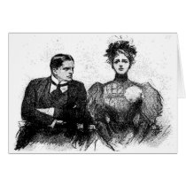 Victorian Couple Card