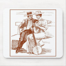 Victorian Couple Mousepad mousepads