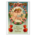 Victorian Cupid Affection Valentine's Day Card