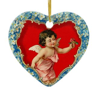 Victorian Cupid Ornament ornament