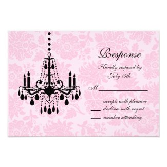 Victorian Damask RSVP