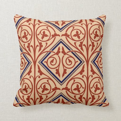 Victorian Design #1 @ VictoriaShaylee Throw Pillow Zazzle