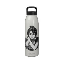 Victorian Diva B/W water bottles
