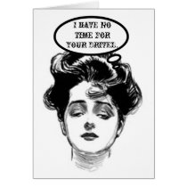 Victorian Diva Humor cards