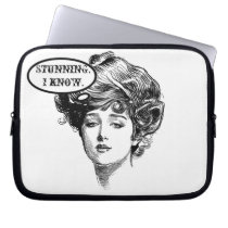 Victorian Diva Humor laptop sleeves