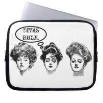 Victorian Diva Humor laptop sleeves