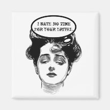 Victorian Diva Humor Fridge Magnet