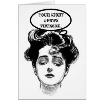 Victorian Diva Humor cards