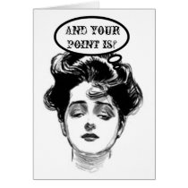 Victorian Diva Humor cards