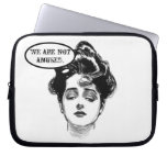 Victorian Diva Humor Laptop Computer Sleeve