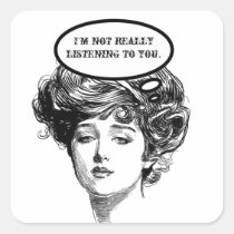 Victorian Diva Humor stickers