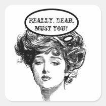 Victorian Diva Humor stickers