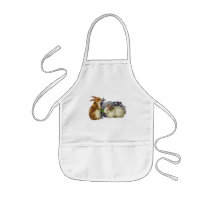 Victorian Easter Bunny Apron for children